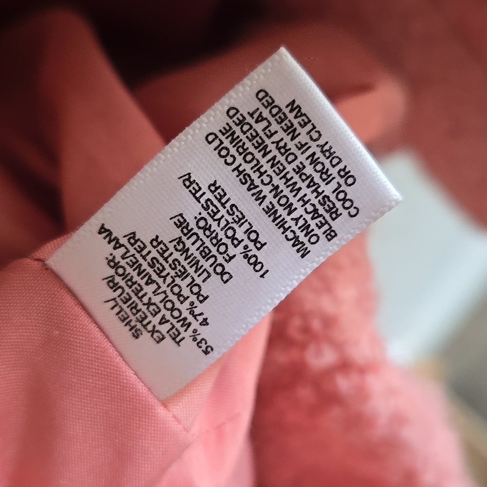 LOFT Women's Pink Teddy Jacket - Picture 4 of 16